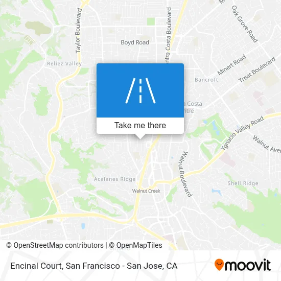 Encinal Court map