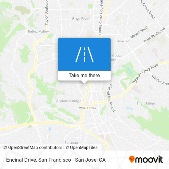 Encinal Drive map
