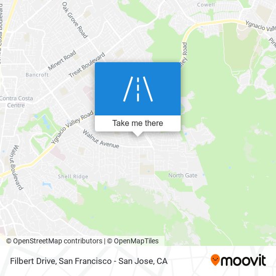 Mapa de Filbert Drive