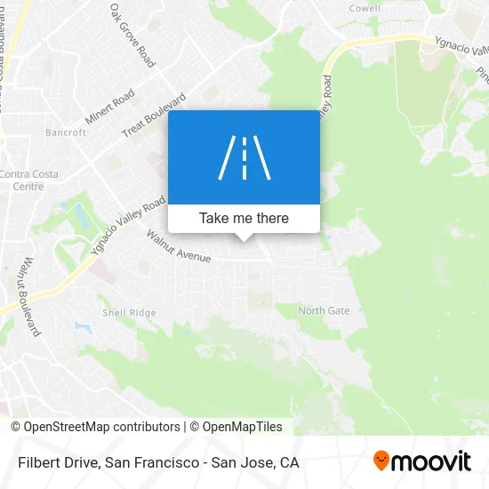 Filbert Drive map