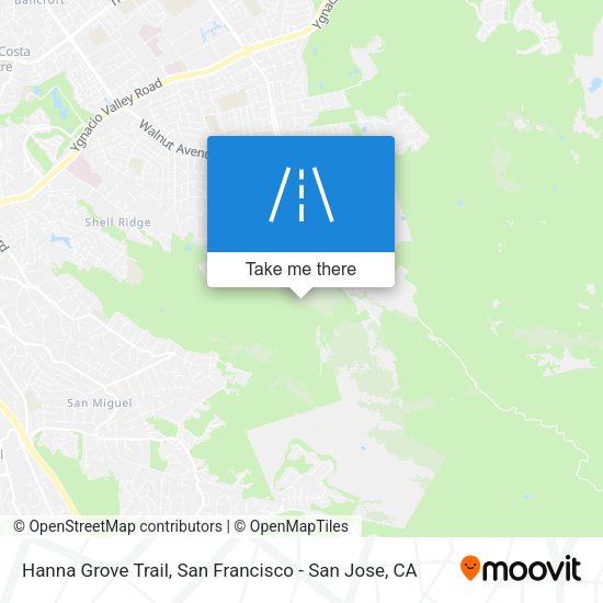Mapa de Hanna Grove Trail