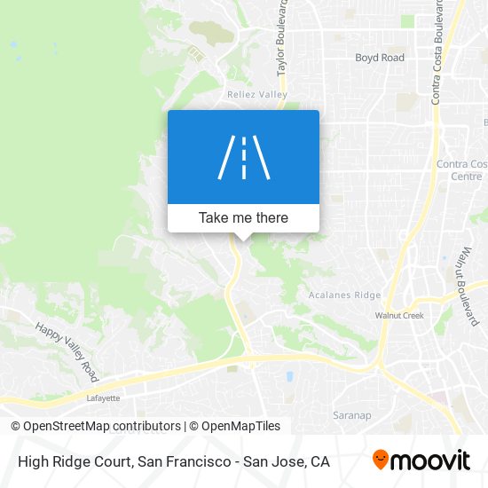 High Ridge Court map