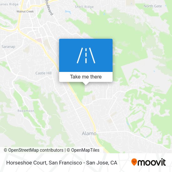 Mapa de Horseshoe Court