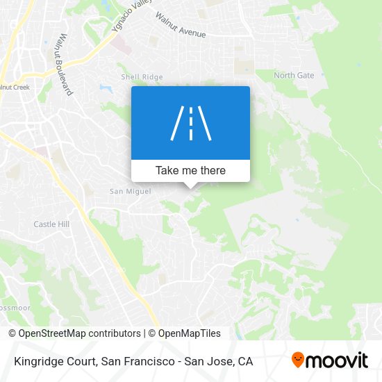 Mapa de Kingridge Court