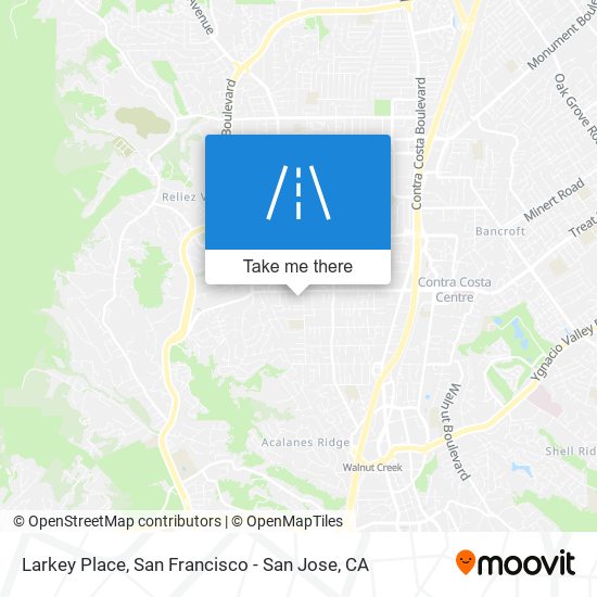 Larkey Place map