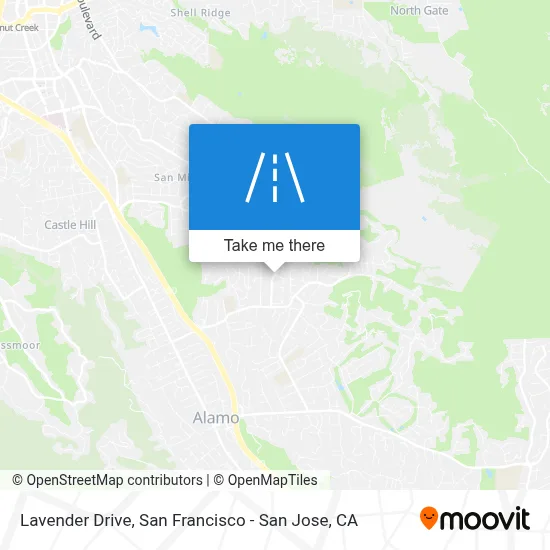 Lavender Drive map