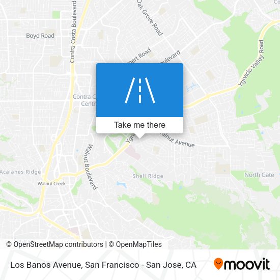 Los Banos Avenue map