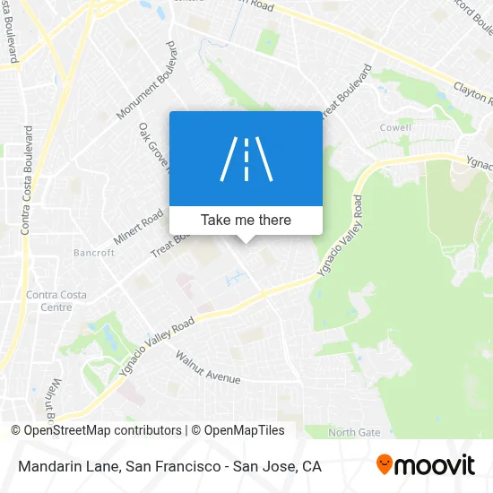 Mandarin Lane map