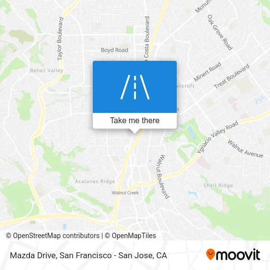 Mazda Drive map