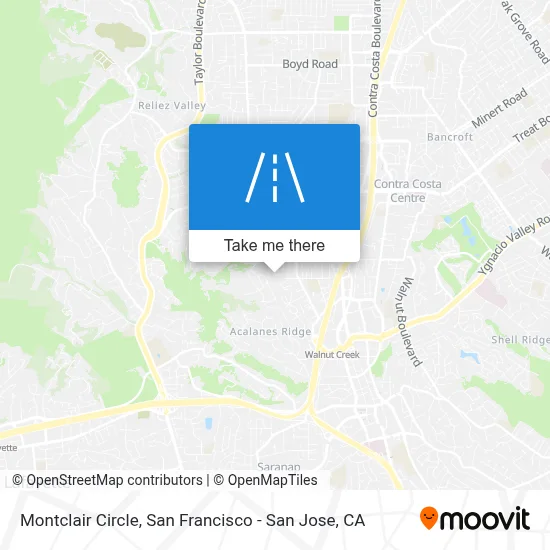 Montclair Circle map