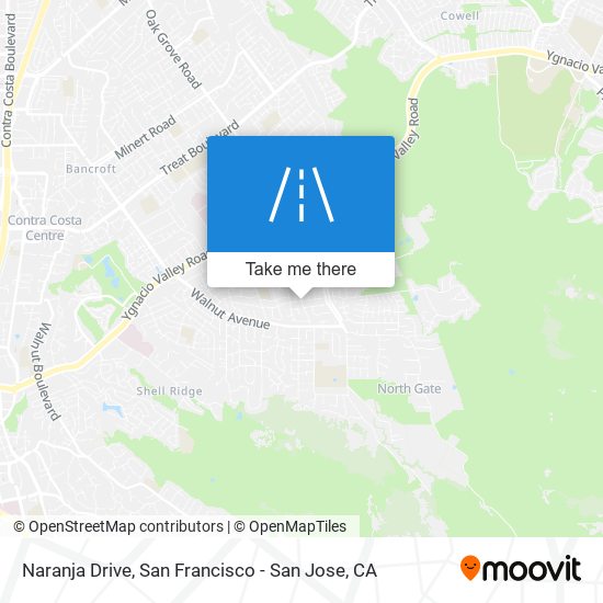 Naranja Drive map