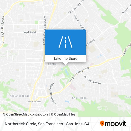 Northcreek Circle map