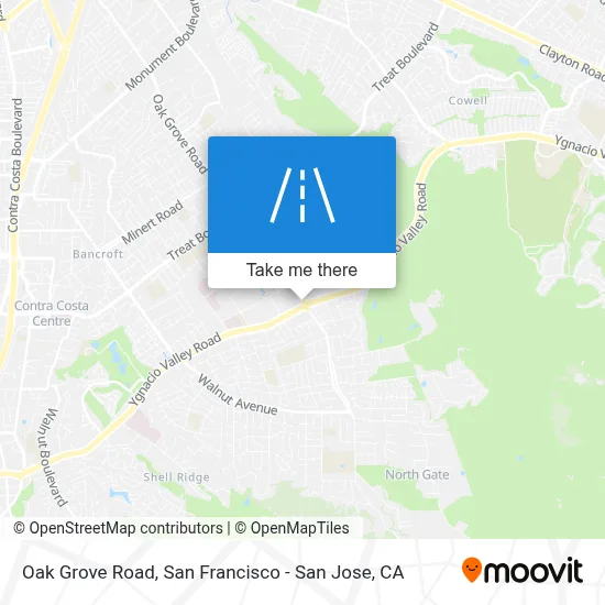 Oak Grove Road map