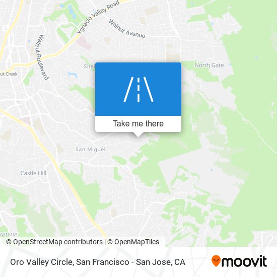 Oro Valley Circle map