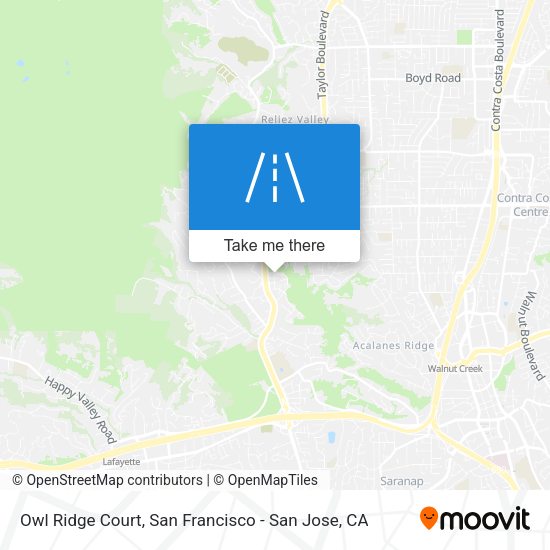 Mapa de Owl Ridge Court