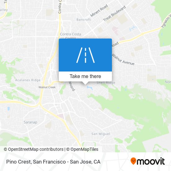 Pino Crest map