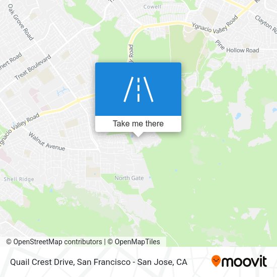Quail Crest Drive map