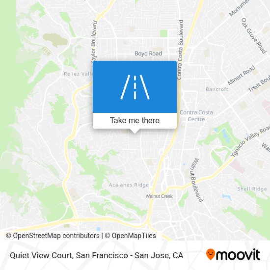 Quiet View Court map