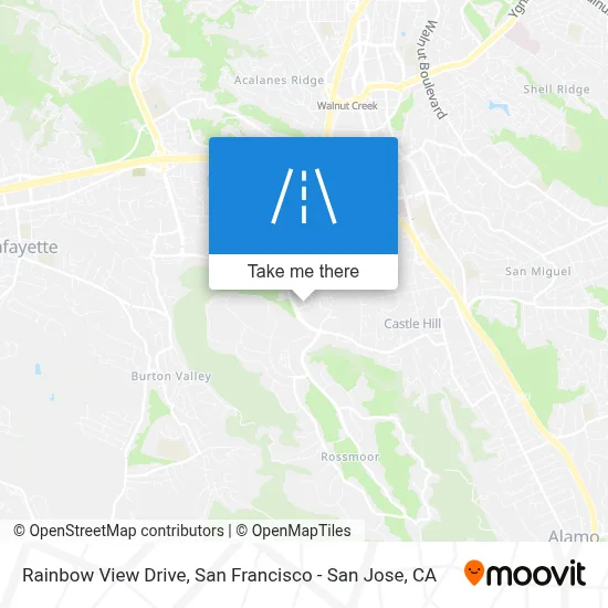 Rainbow View Drive map