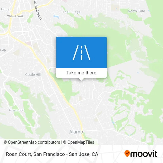 Roan Court map