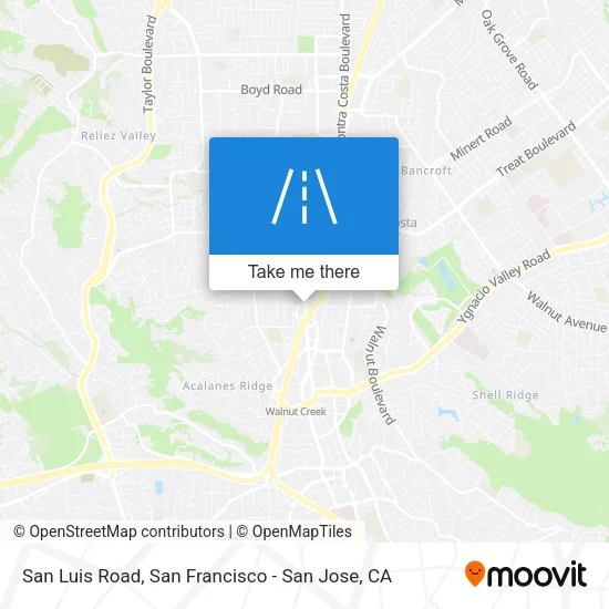 San Luis Road map