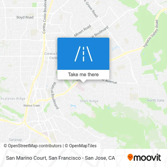 San Marino Court map