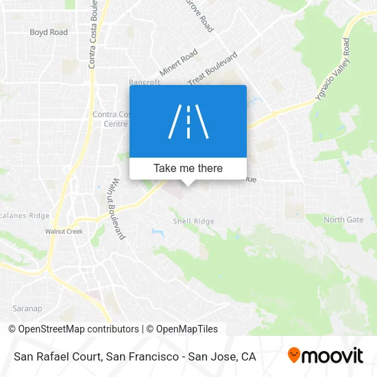 San Rafael Court map