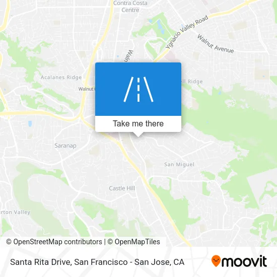 Santa Rita Drive map