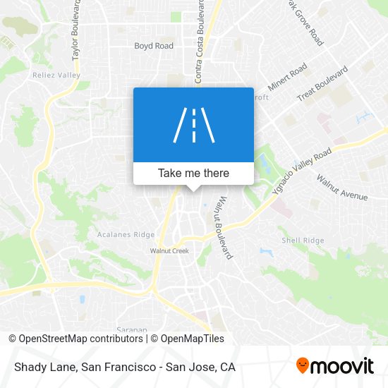 Mapa de Shady Lane