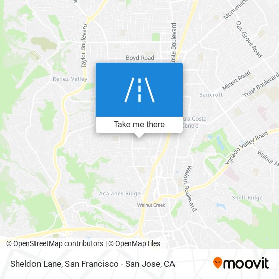 Mapa de Sheldon Lane