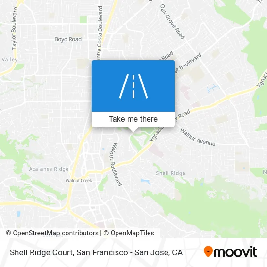 Shell Ridge Court map