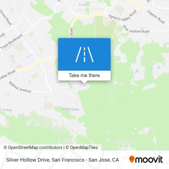 Silver Hollow Drive map
