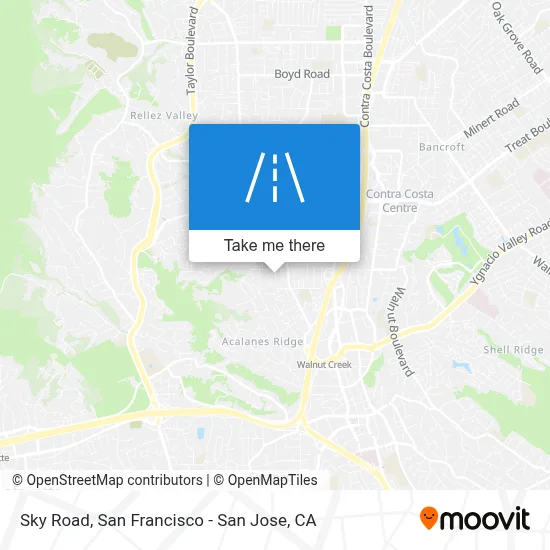 Sky Road map