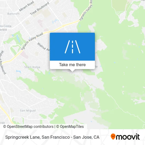 Springcreek Lane map