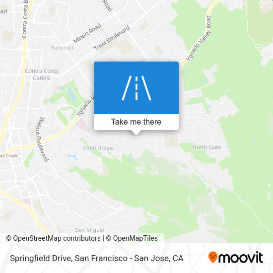 Mapa de Springfield Drive