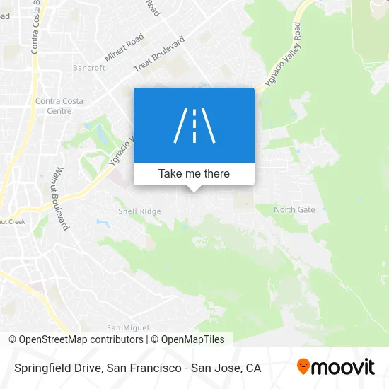 Springfield Drive map