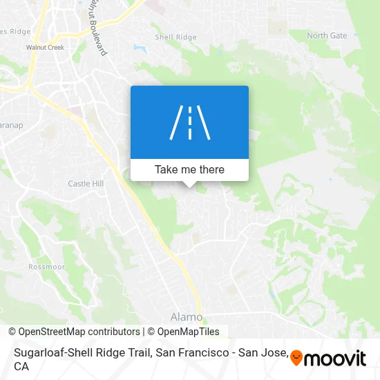 Sugarloaf-Shell Ridge Trail map