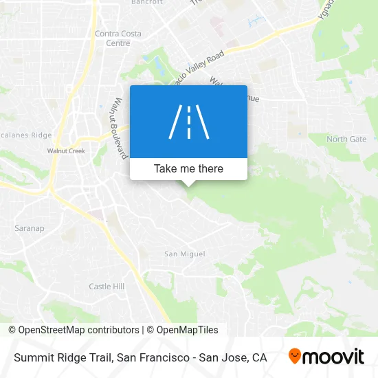 Summit Ridge Trail map