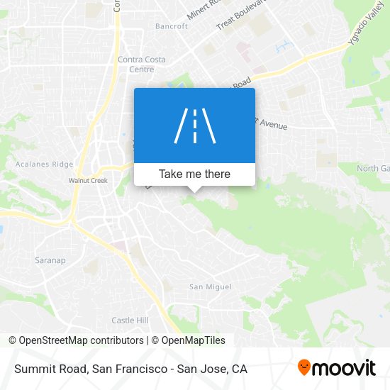 Mapa de Summit Road