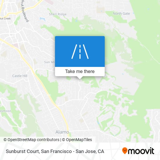 Mapa de Sunburst Court