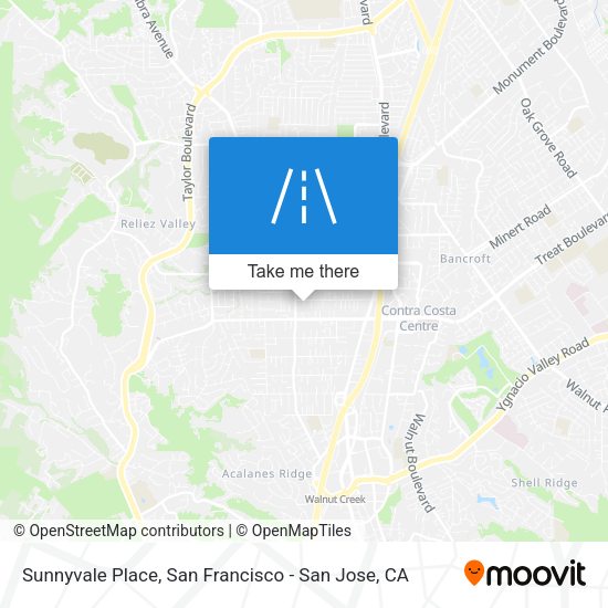Mapa de Sunnyvale Place