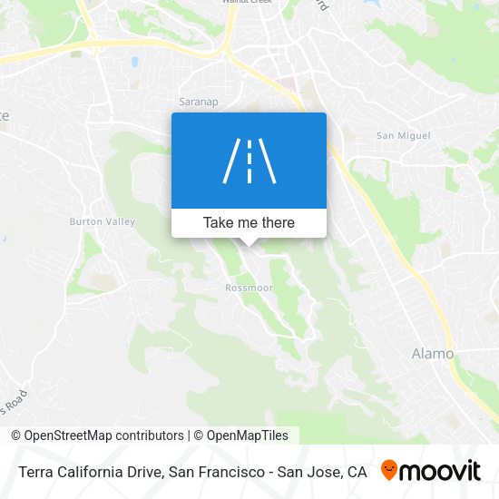 Terra California Drive map