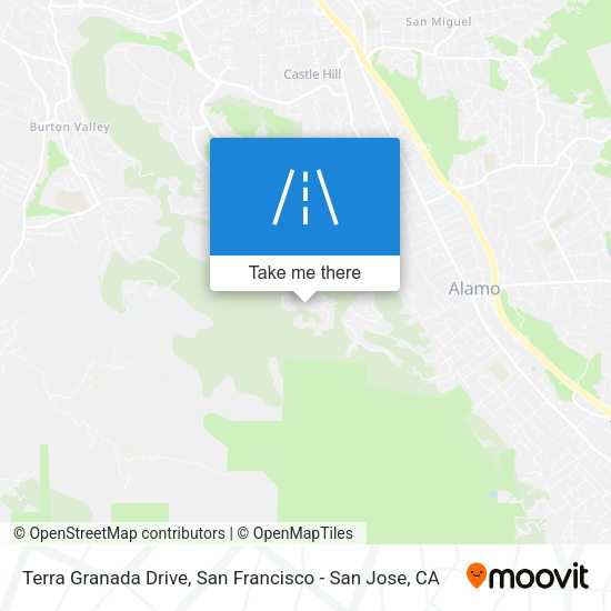 Terra Granada Drive map