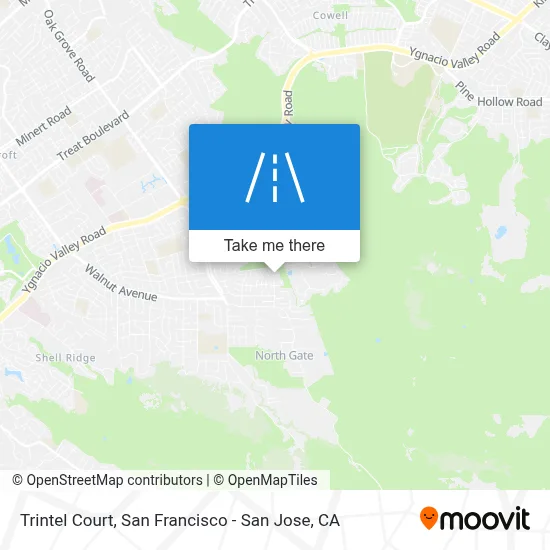 Trintel Court map