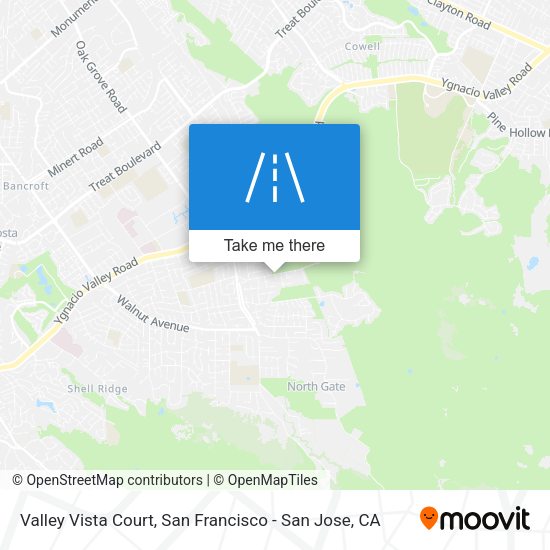 Mapa de Valley Vista Court