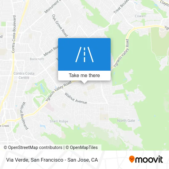 Via Verde map