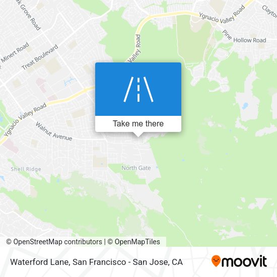Mapa de Waterford Lane