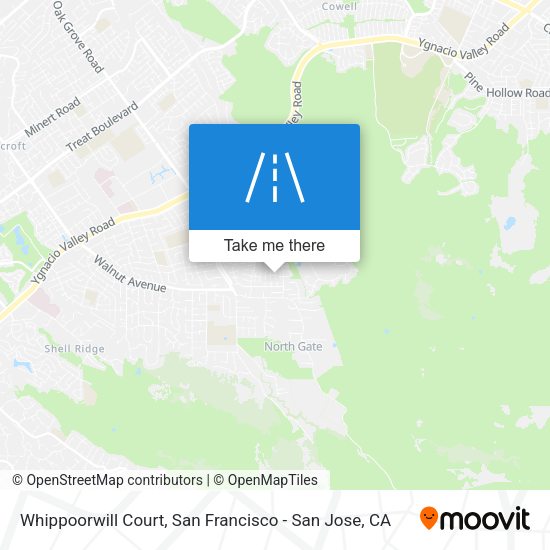 Mapa de Whippoorwill Court