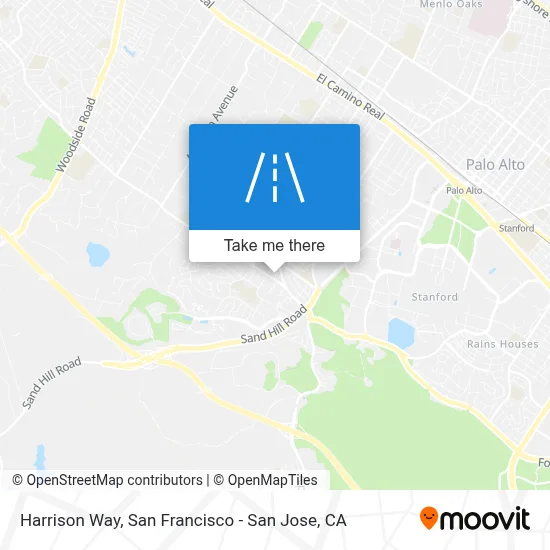 Harrison Way map