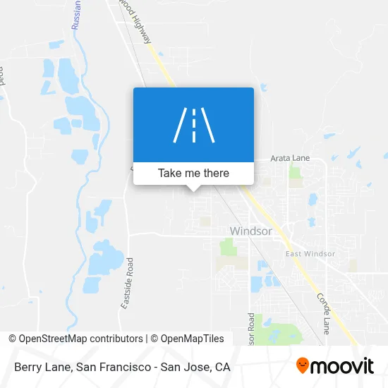 Berry Lane map